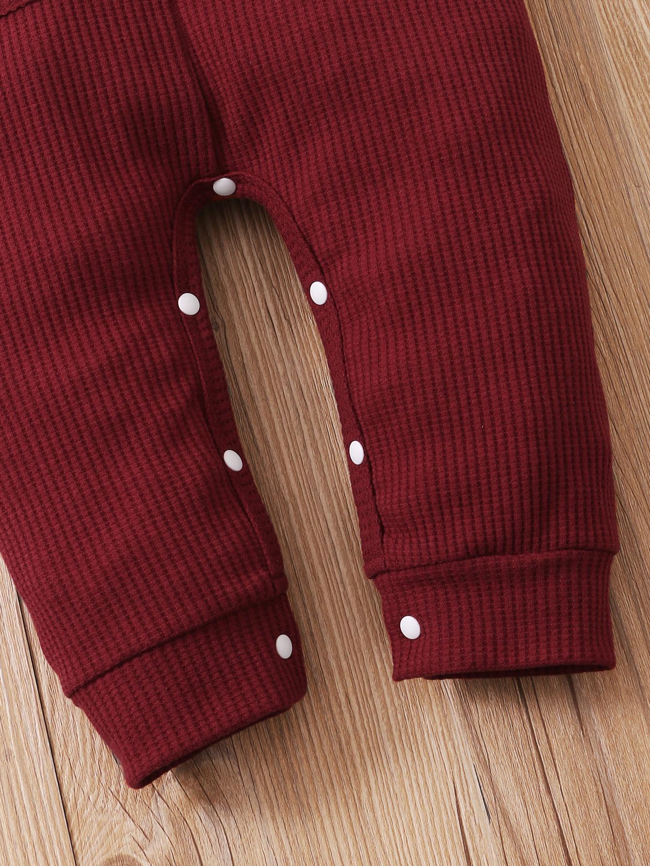 Baby Boys Romper Pocket One Piece Jumpsuit Red 22106304