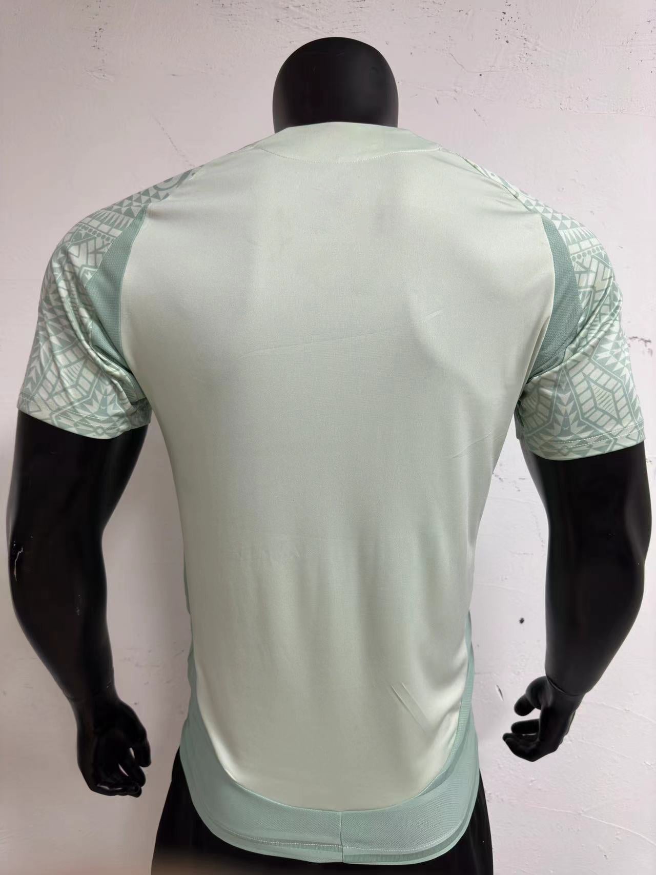 Mexico 2026 World Cup Away Jersey | Cenote Green "Feather" Geometric Performance Top