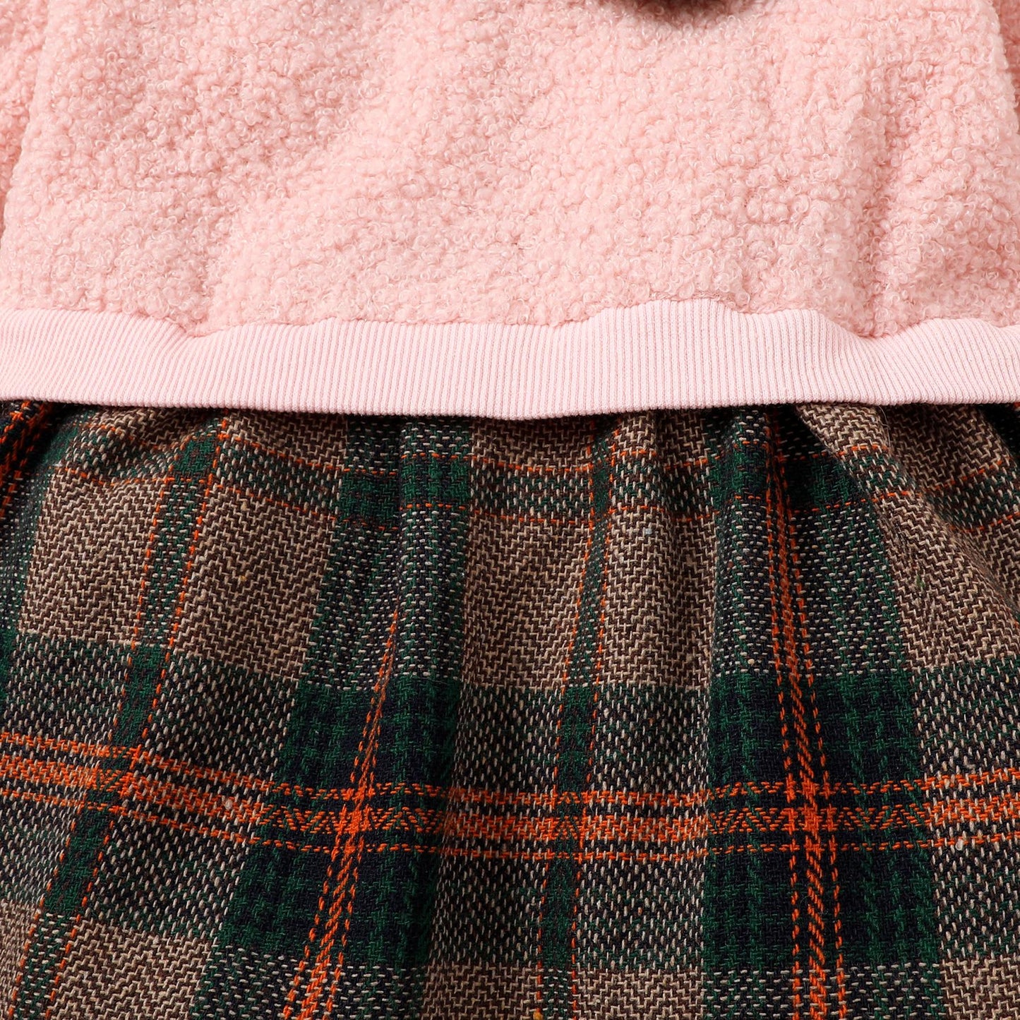 Kid Clothes Girl Clothes Doll Collar Plaid Dress 200953