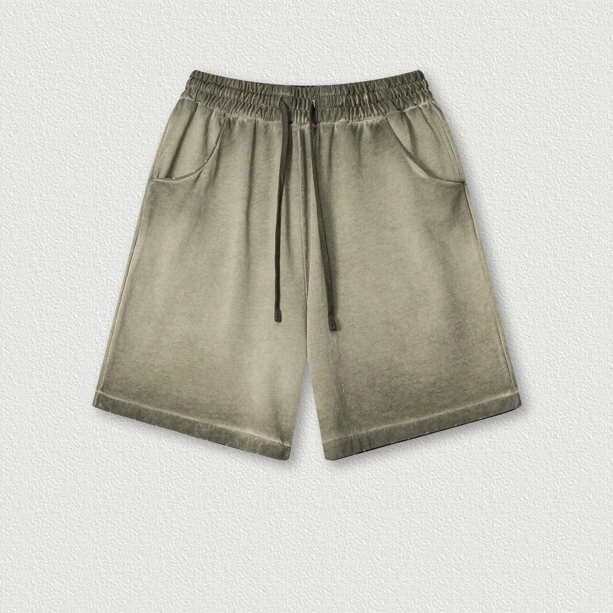 310G Custom Summer American High Street Washed Casual Shorts Trendy Brand Loose Sports Pants Men's Trendy Man's Shorts