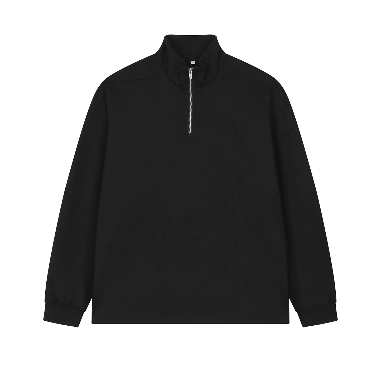 Men's Quarter-Zip Fleece Waterproof Eco-Friendly Windproof Boxy Fit Solid Color Outdoor Hoodie Polyester/Cotton Blend