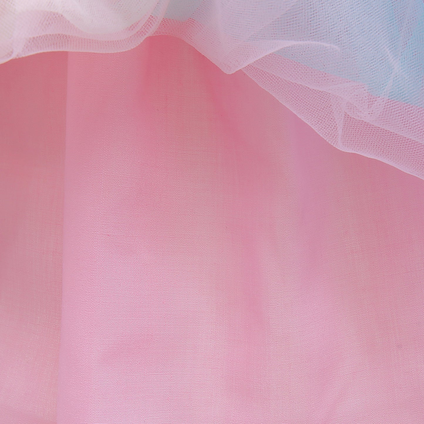 Princess Dress For Unicorn Print Gauze Sleeveless Square Neck Dress Princess One Piece Party Dress ,Pink S840