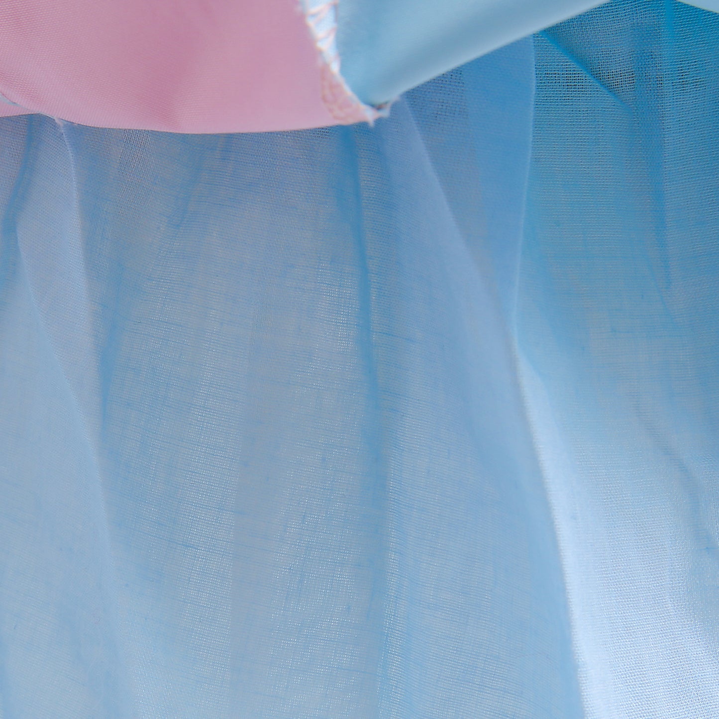 Toddler Baby Girls Princess Dress Bubble Sleeve Round Neck Embroidery Dress 1PCS Princess Dress Blue Z838