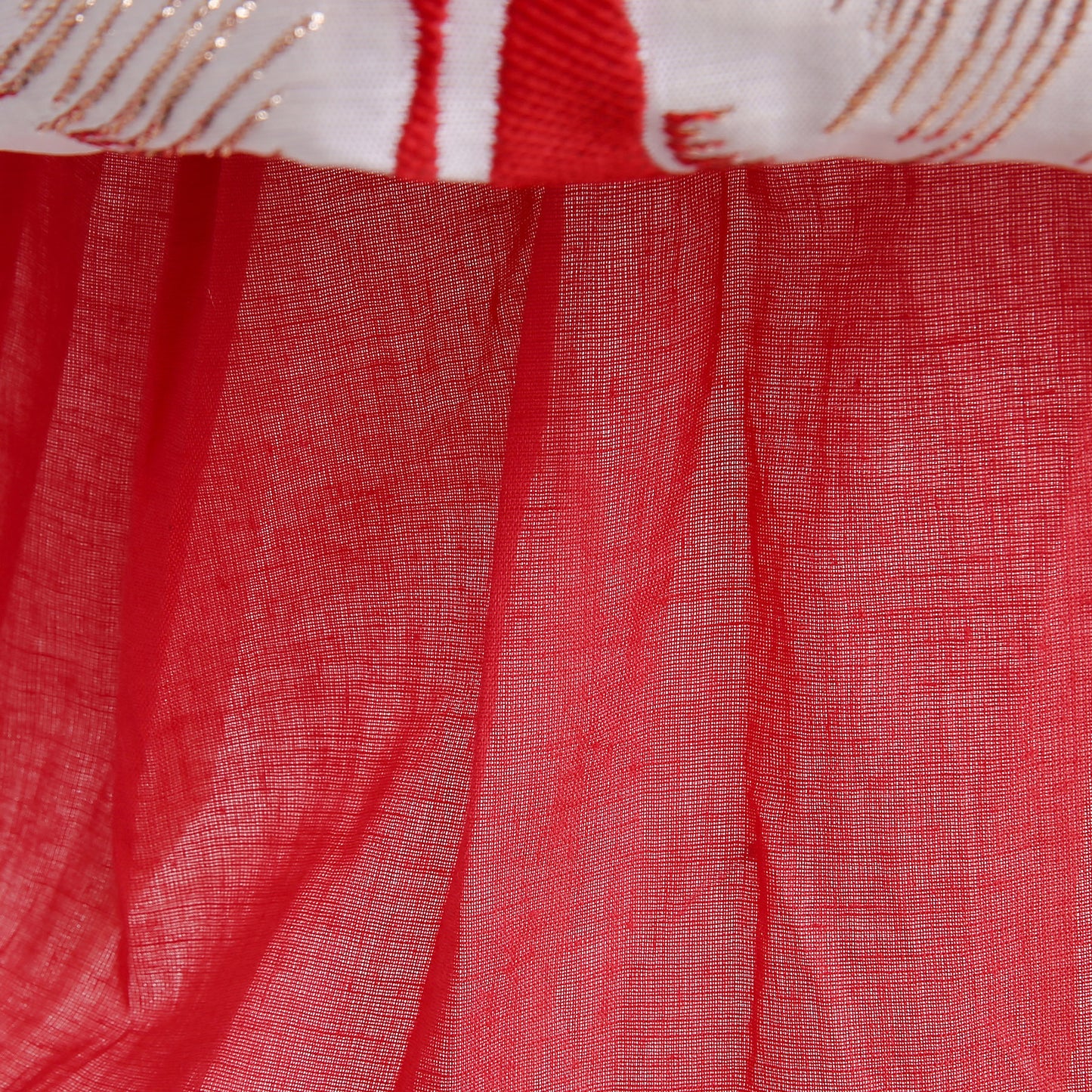 Kids Fashion Girls Princess Dress Embroidery Bubble Sleeve Party One Piece Performacnce Dress Red 2800