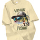 Boys T Shirts Boys Graphic Tees Short Sleeve Funny Fishing Pattern Summer Tops for 8-12 Years