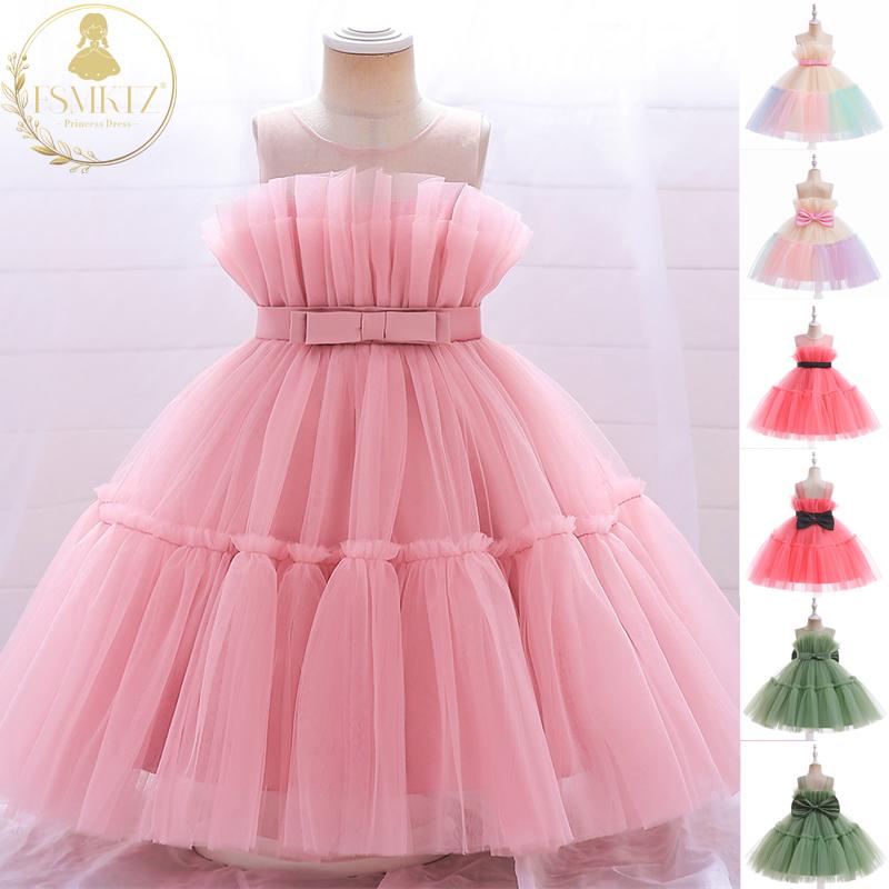 Baby girls' Princess Dress Summer Sleeveless Strap Dress L5355XZ