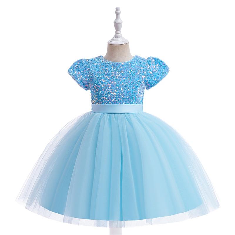 Baby Girls' Dress Summer Sleeveless Strap Dress Princess Dress L5316