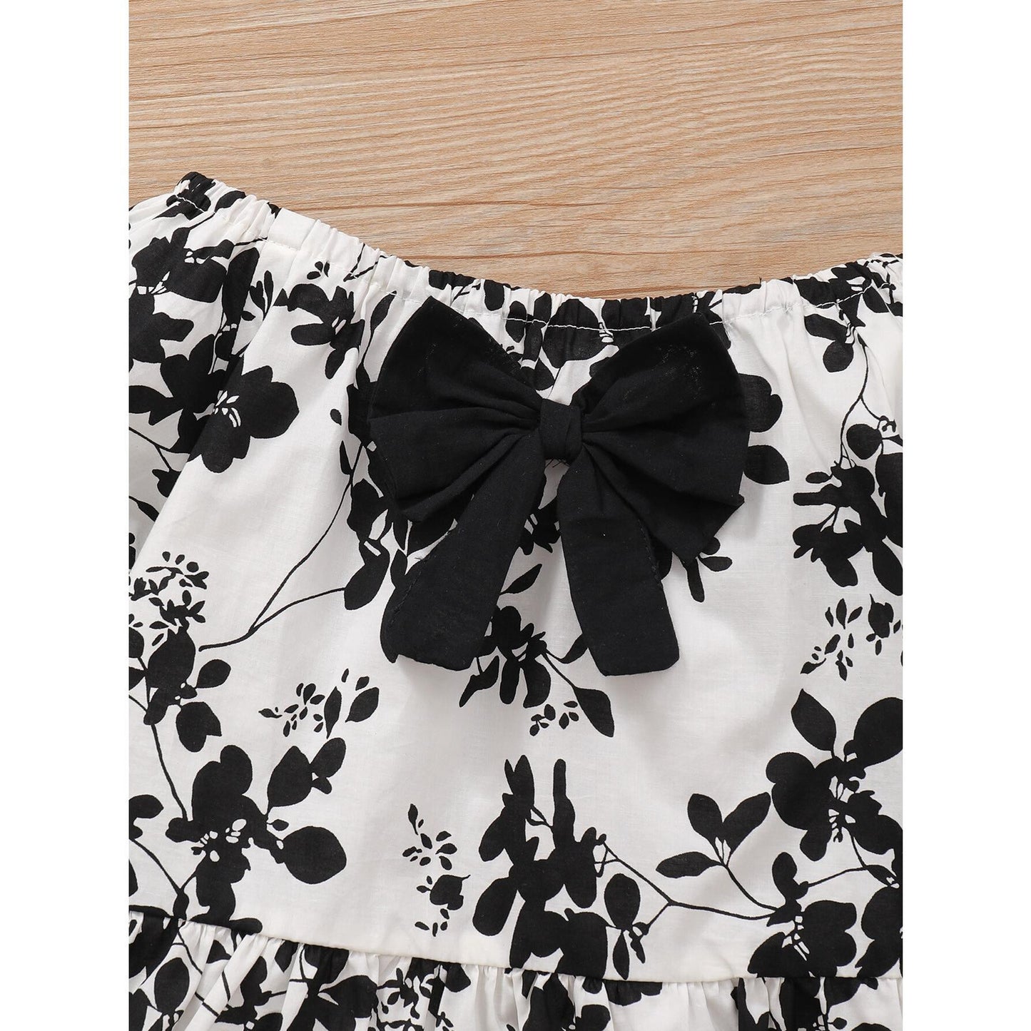 Toddler Baby Girls Clothes Baby Girls 2PCS Outfits Long Sleeve Floral Tops Pants Set Baby Girls Fall Clothes Set Blue 12106311