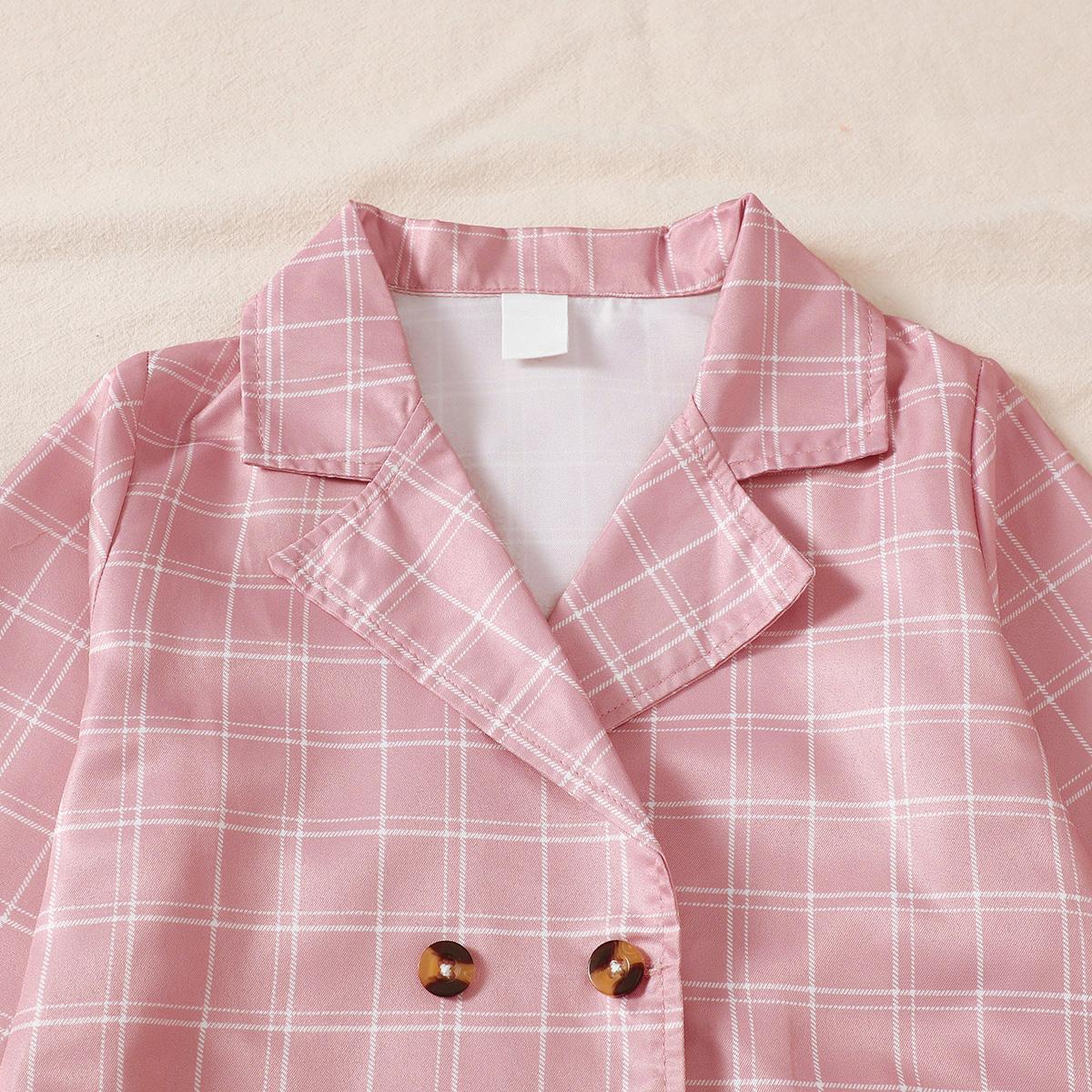 Baby Clothes Baby Girl Pink Jacket With White Short Sleeves And Pink Shorts 3PCS 112205304