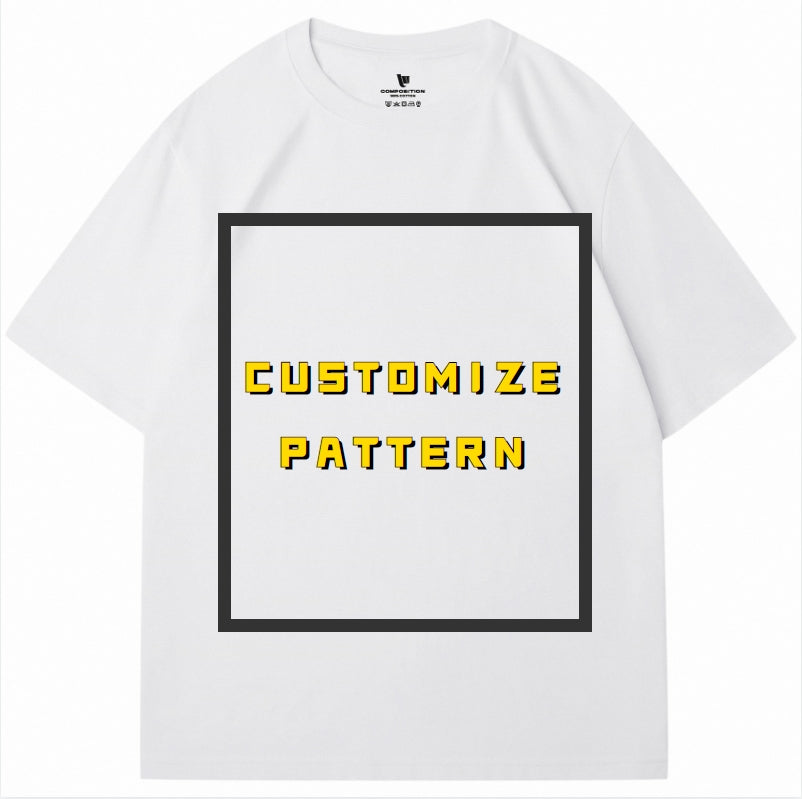 【LIVE PRODUCTION】Customized T-shirt Combed Cotton, Whatever Design You Want DZ2220