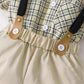 BaBy Clothes Boy Clothes Short Sleeves Chequered Shirt 2PCS 212111049
