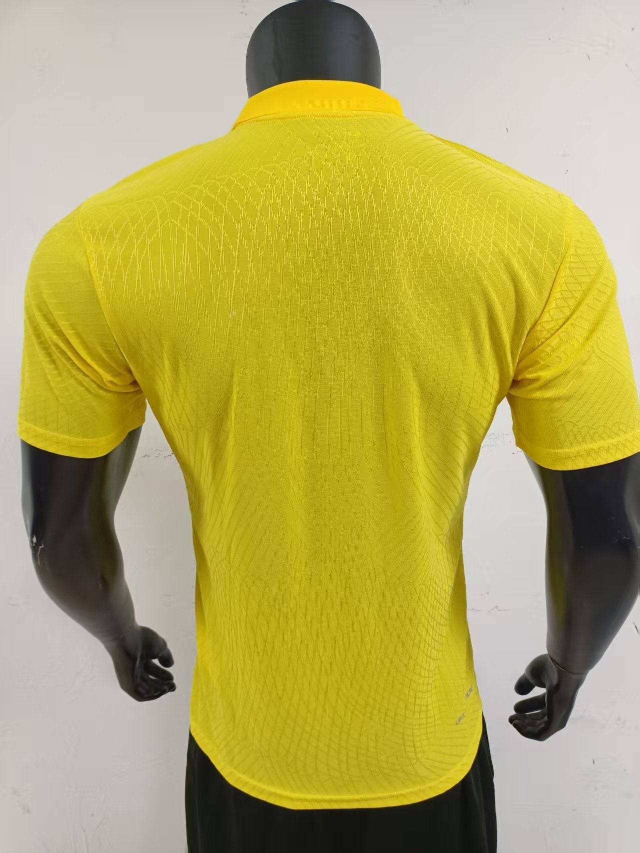 Brazil 2026 Home Jersey | Yellow Performance Polo with Geometric Texture