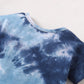 Kids fashion Boys Clothes Ready Stock Tie-dye Shirt Shorts 2Pcs Summer Outfits Blue 12109015-3