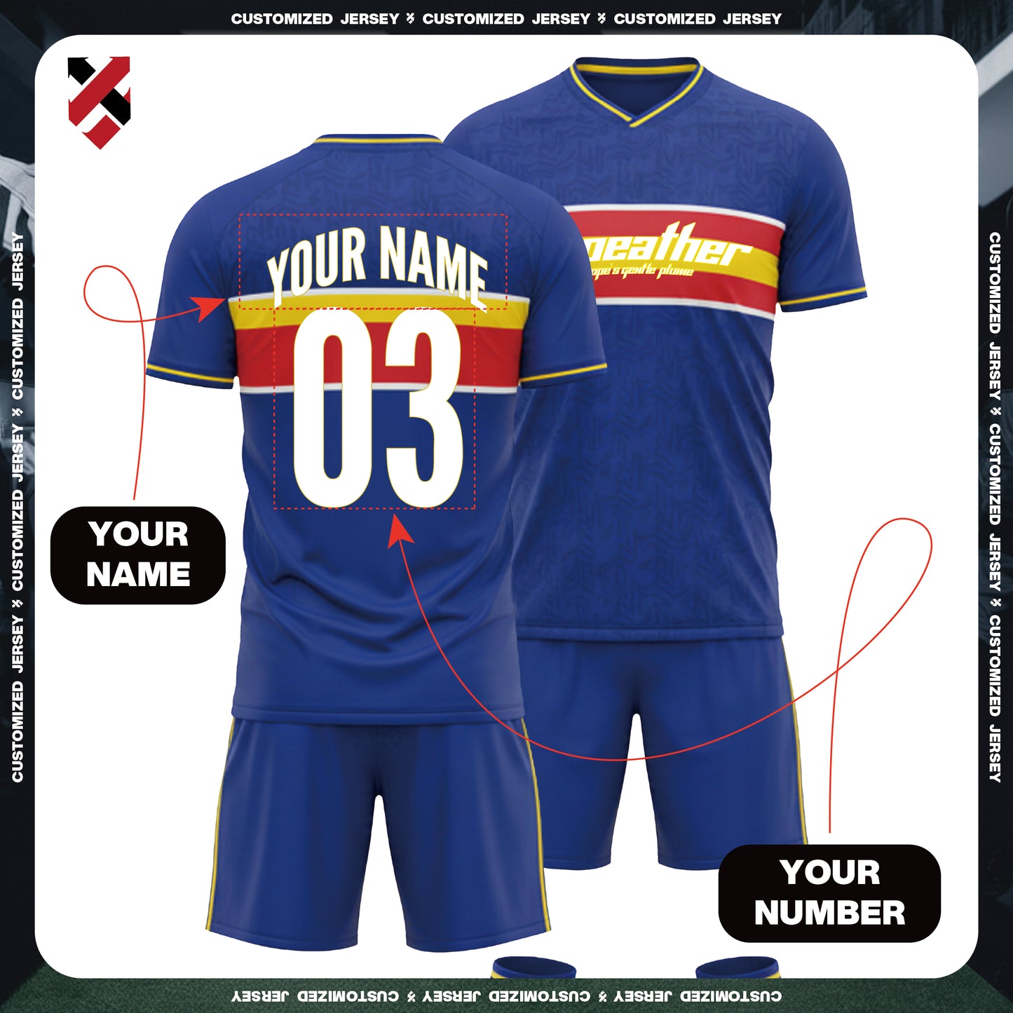 2026 World Cup Sportswear Custom Football Jersey Kit | Personalized Name, Number, Team & Logo