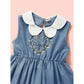 Kids Fashion Girls Clothes Little Girl Dress Sleeveless Letter Print Dress Little Girl Summer Casual Dress Blue YC2004142