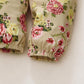 Baby Girls Clothes Long Sleeve T-Shirt Floral Pants Headband Apricot 3PCS WL20091497