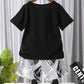 Baby Boys Clothes Headphone Summer Shirts Letter Shorts 2Pcs Outfits Black F112112001