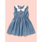 Kids Fashion Girls Clothes Little Girl Dress Sleeveless Letter Print Dress Little Girl Summer Casual Dress Blue YC2004142