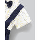 Baby Boys Clothes Baby Boys 2PCS Outfits Short Sleeve Lapel Tops Overall Shorts Set Dark BlueWL2004434