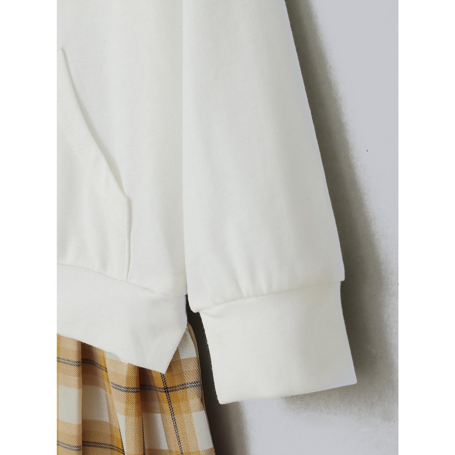 Toddler clothes White Sweater And Plaid Skirt WL20091509