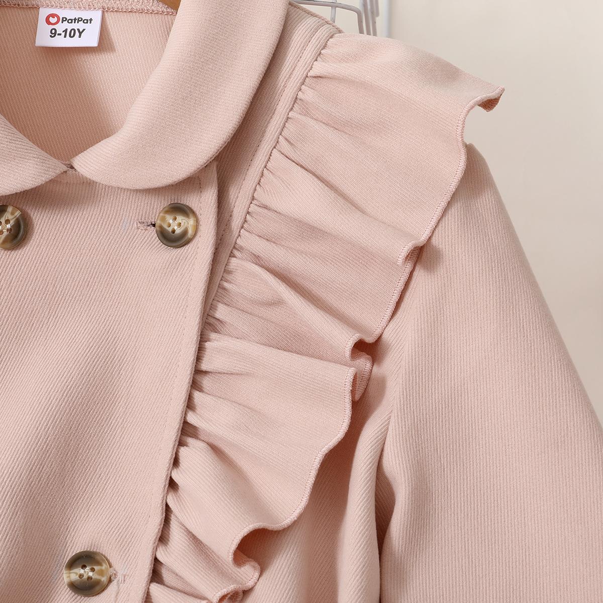 Baby Girls Long Sleeve Dress Litle Girls pink BZS1365