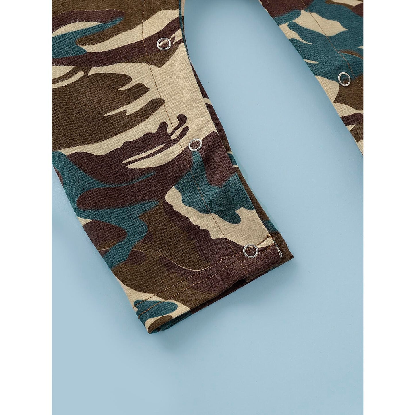 Infant Baby Boy Clothes Baby Boy Romper Long Sleeve Romper Camouflage One Piece Jumpsuit 197189