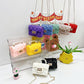 Kids fashion Girls'  Pearl Jelly Handbag Sweet and Versatile PVC Lingge Chain Zero Wallet B2304111