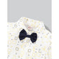 Baby Boys Clothes Baby Boys 2PCS Outfits Short Sleeve Lapel Tops Overall Shorts Set Dark BlueWL2004434