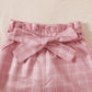 Baby Clothes Baby Girl Pink Jacket With White Short Sleeves And Pink Shorts 3PCS 112205304