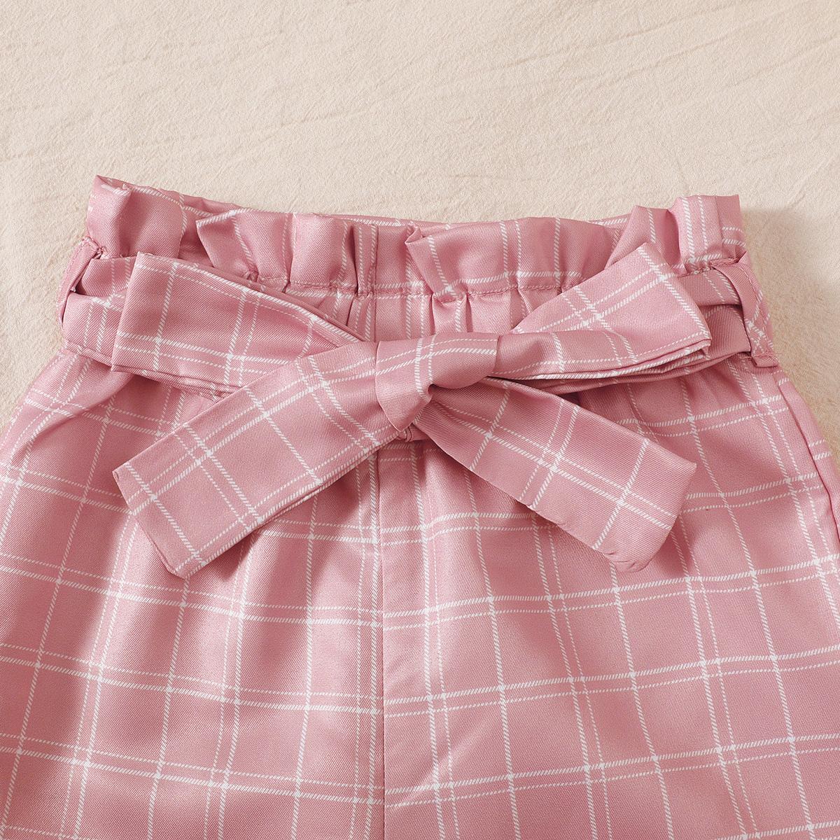 Baby Clothes Baby Girl Pink Jacket With White Short Sleeves And Pink Shorts 3PCS 112205304