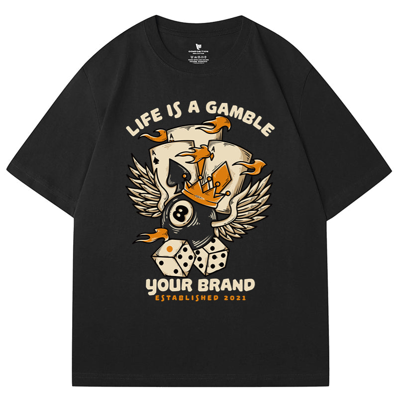 【HipHop Series 2】Customized T-shirt , Whatever Design You Want DZ2242