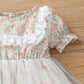 Baby Girls Dress Floral Print Gauze Dress One Piece Summer Dress 112111477
