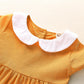 Toddler Baby Girl Clothes Baby Girl Dress Short Sleeve Round Neckline Dress Baby Girl Summer Casual Dress Yellow 194027