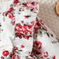Baby Girls Dress Floral Long Sleeve For Winter One Piece Sun Dress White-GF112208007