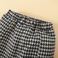 Baby Girls Outfits  Heart Houndstooth Long Sleeve Pants 2Pcs Clothes Set Black 122208604