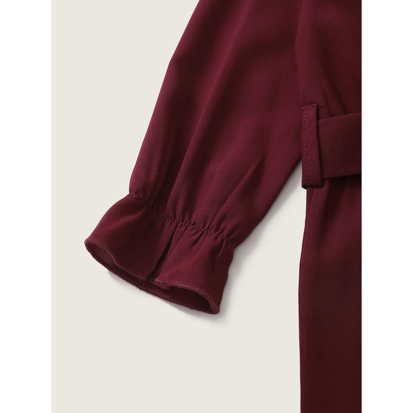 Kids fashion Girls Clothes Girls Jumpsuit Ruffle Long Sleeve Lapel Overall Pants Red 12009478