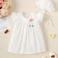 Kid Fashion Ready Stock Girls Outfits Sleeveless Solid Color Summer Dress With Hat 2Pcs Clothes Set ZX-ZB001