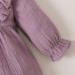 Baby Girls Dress Long Sleeve Bow Winter Dress Grace Dress Purple 22010055-4