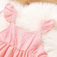 Toddler Baby Girl Clothes Baby Girl Dress Sleeveless Suspender Dress Girls Summer Dress Pink 193270