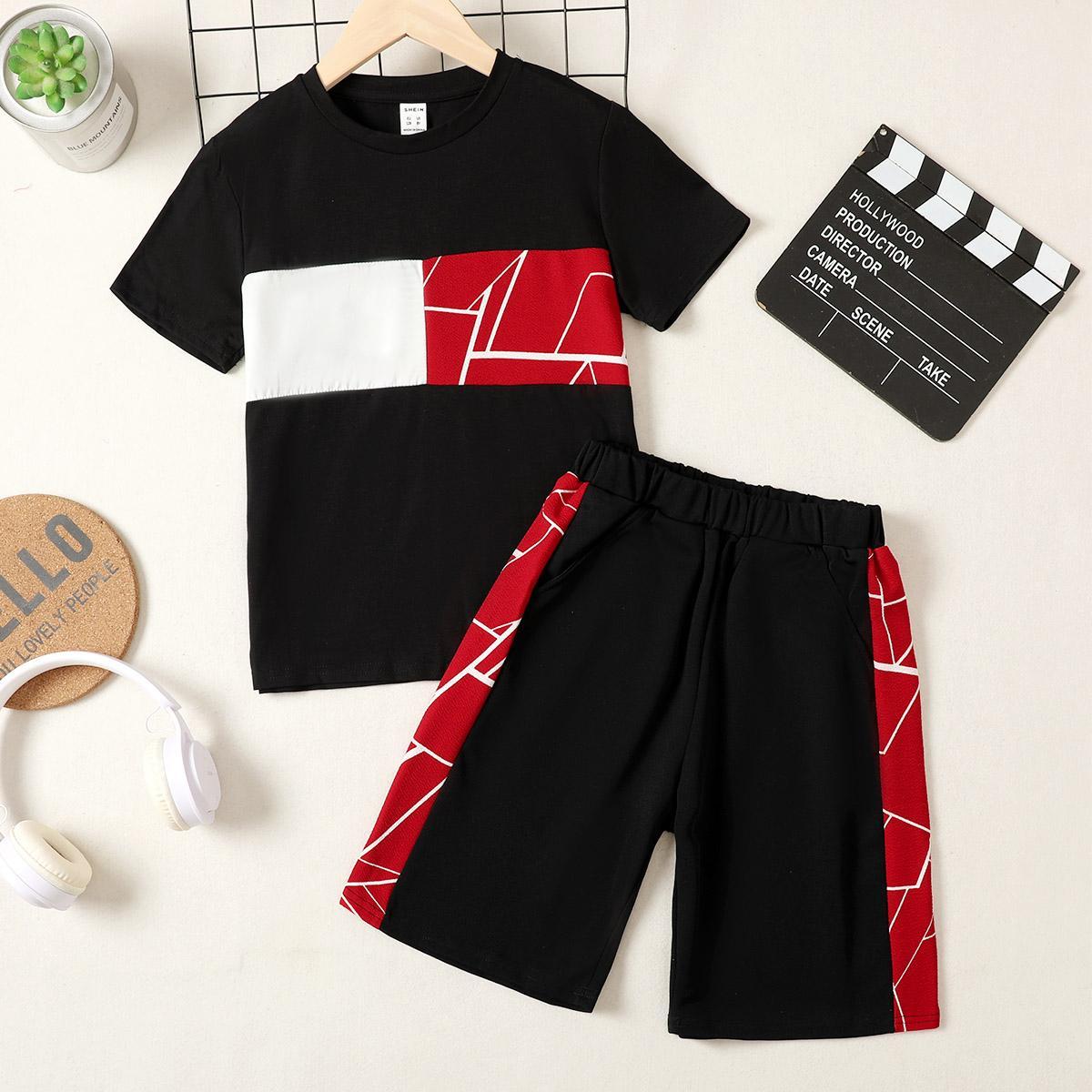 Baby Boys Clothes Boys Outfits T-Shirt&Shorts 2PCS JIT8049814