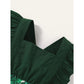 Kids Fashion Girl Dress Ruffle Sleeve Dress Infant Girl Dress Summer Dress  Green WL2003347