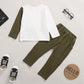 Baby Boy Clothes Baby Boys 2PCS Outfits Letter Print Long Sleeve Round Neckline Tops Ripped Pants Set Green 22105781