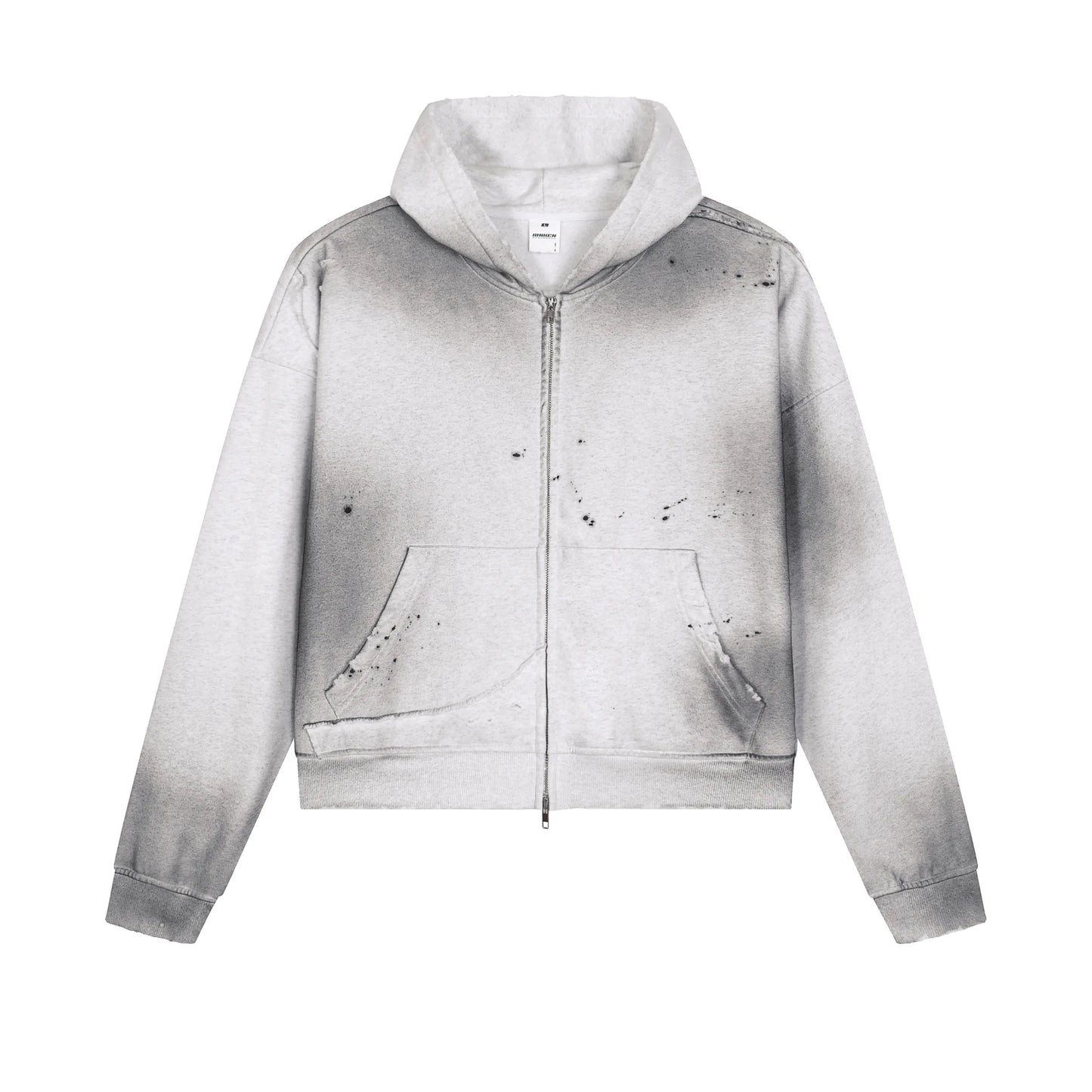 Men Hoodie Double-ended Zipper Pullover High Quality Blank Zip up Hoodies Fleece Cotton 350g Mens Hooded Jacket