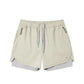 2026 Spring and Summer High Quality Two-in-one Breathable Sports Shorts New Outdoor Lightweight Upf50+ Sun protection Hot Shorts
