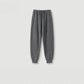 380G 100% Cotton Heavyweight Autumn and Winter Crewneck Couples Shoulder Pullover Sweatshirt Solid Color Sweater Suit