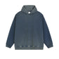Men's Casual Washed Fleece Waterproof Eco-Friendly Windproof Boxy Fit Solid Color Outdoor Hoodie Polyester/Cotton Hoodie