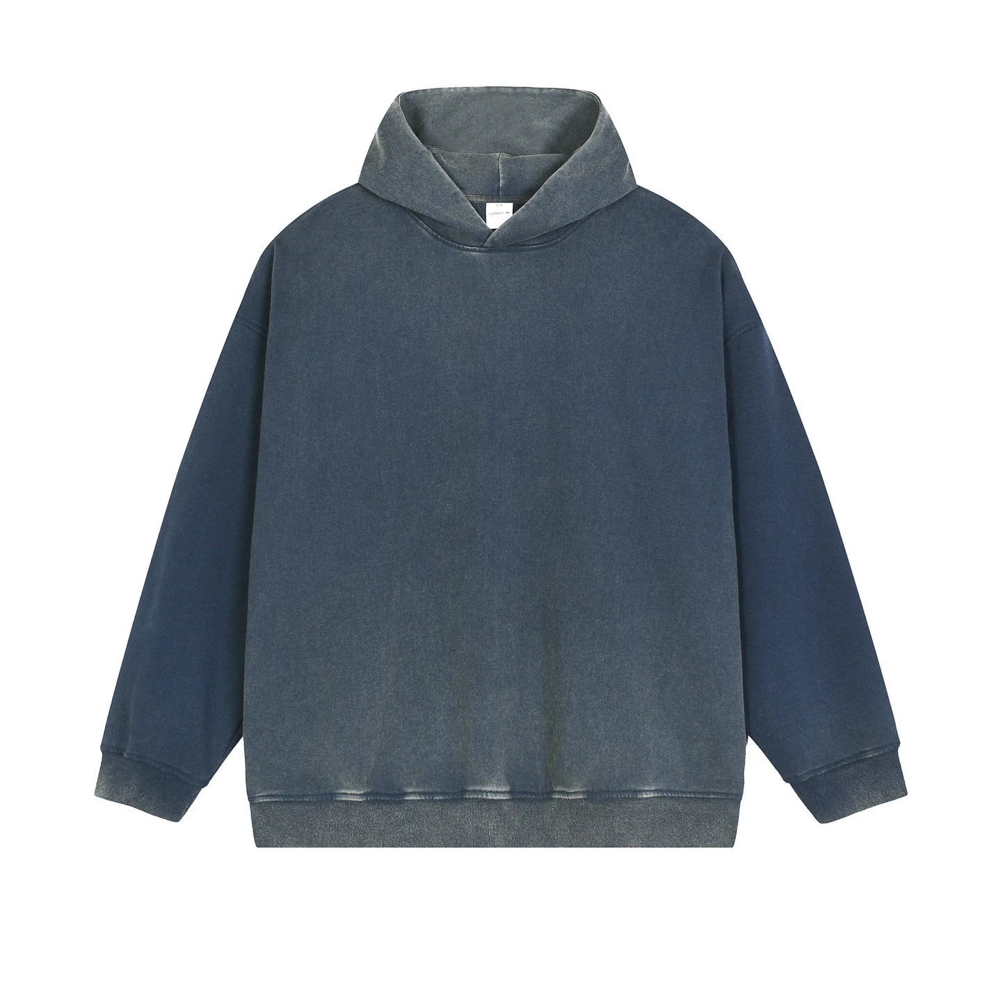 Men's Casual Washed Fleece Waterproof Eco-Friendly Windproof Boxy Fit Solid Color Outdoor Hoodie Polyester/Cotton Hoodie