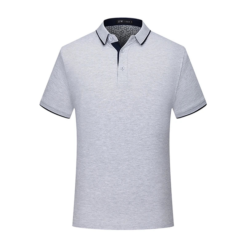 High Quality Custom Logo Stiff Collar Golf Tee Shirts Funny Pattern Polyester Spandex Quick Dry Man Golf Polo T-Shirt Shirts
