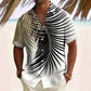 2026 Summer New Hawaiian Floral 3D Digital Printed Polyester Casual Loose Fit Youth Pop Turn-down Collar Men's Shirt