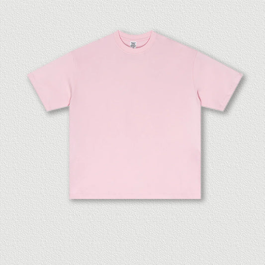 180 Gram Custom Logo American Low-shrinkage High-quality Fashion Brand Shoulder Drop Color Short-sleeved T-shirt for Men